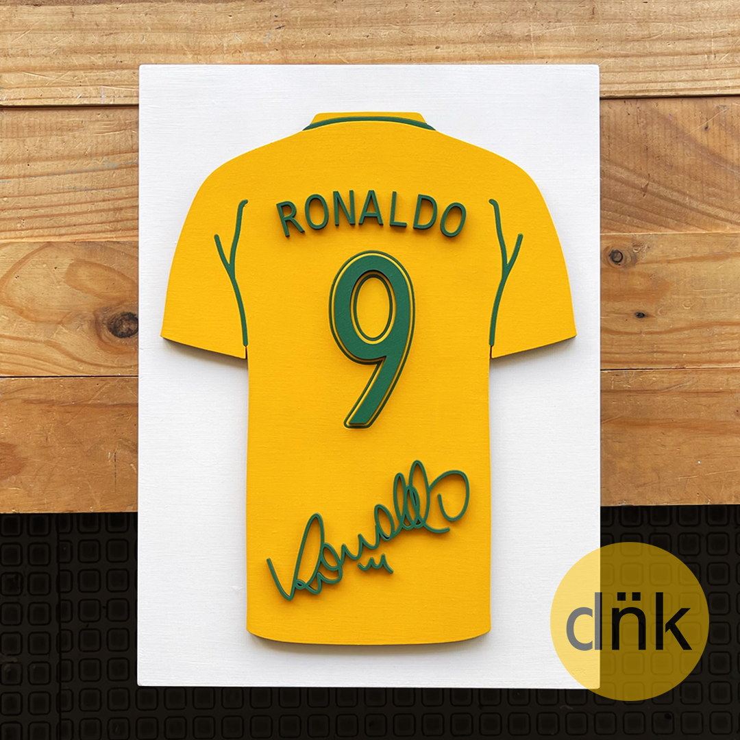 Cuadro 3D Camiseta Ronaldo