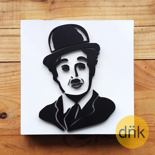 Cuadro 3D Charlie Chaplin