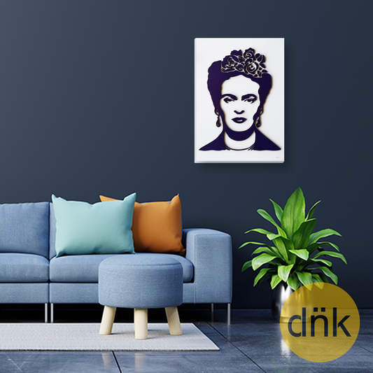 Cuadro 3D Frida Kalho Sencillo