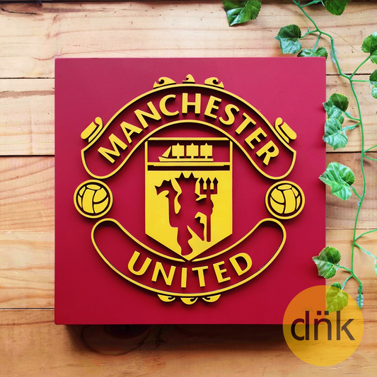 Cuadro 3D Escudo Manchester