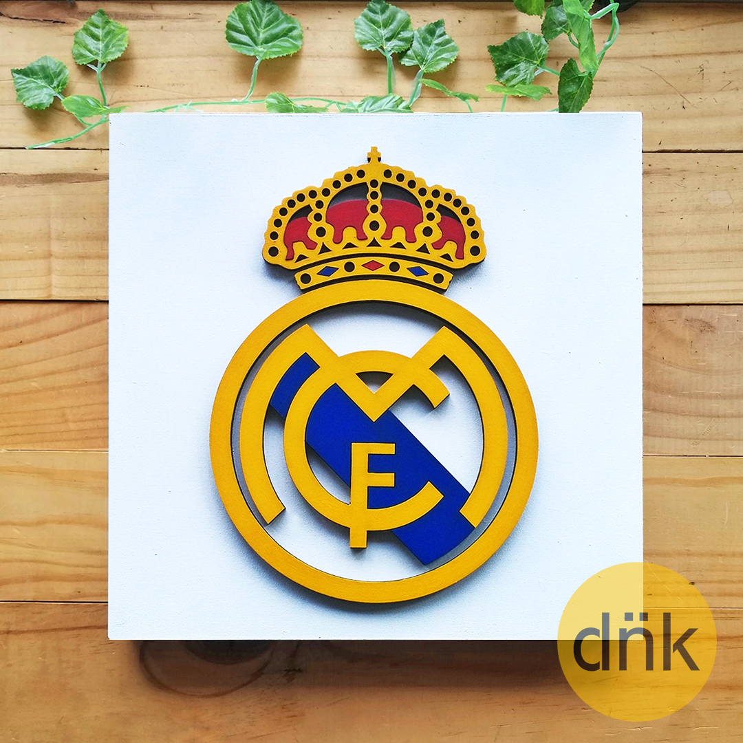 Cuadro 3D Escudo Real Madrid