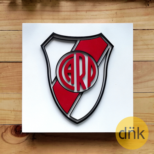 Cuadro 3D Escudo River Plate